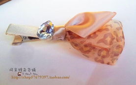 指尖復(fù)古風(fēng)尚 阿呆猴原創(chuàng)手工絹紗鉆豹紋發(fā)夾，點(diǎn)亮酒紅甜美元旦