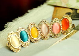 歐美風(fēng)合金戒指批發(fā)指南 聚焦韓國月光石貓眼石狐貍戒指的市場與采購